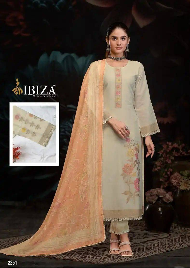 Ibiza bosco vol 7 lawn cotton dress material in wholesale rate